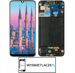 WYŚWIETLACZ EKRAN LCD SAMSUNG A50 A505 RAMKA OLED