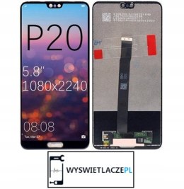 WYŚWIETLACZ LCD EKRAN Huawei P20 Czarny EML-L09