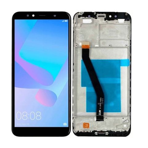 WYŚWIETLACZ DOTYK LCD HUAWEI Y6 2018 ATU-L21 RAMKA