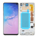 WYŚWIETLACZ DOTYK LCD SAMSUNG GALAXY S10 RAMKA