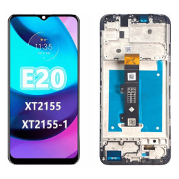 WYŚWIETLACZ EKRAN LCD DO MOTOROLA MOTO E20 RAMKA