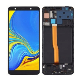 WYŚWIETLACZ EKRAN LCD DO SAMSUNG A7 2018 A750 OLED RAMKA