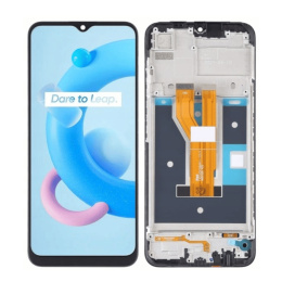 WYŚWIETLACZ LCD DOTYK DO REALME C21 RMX3201 RAMKA