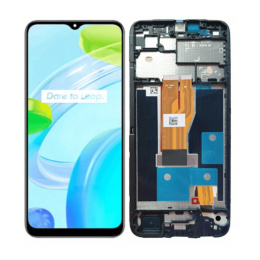 WYŚWIETLACZ LCD EKRAN DOTYK DO REALME C33 RAMKA