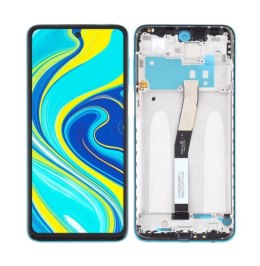 SERVICE PACK WYŚWIETLACZ DO XIAOMI REDMI NOTE 9 PRO RAMKA ZIELONA