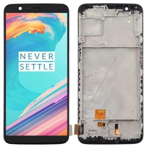 WYŚWIETLACZ DOTYK EKRAN LCD DO ONEPLUS 5T A5010 RAMKA