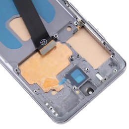 WYŚWIETLACZ DOTYK LCD DO SAMSUNG S20 G980 RAMKA SZARA INCELL