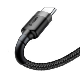 BASEUS kabel Cafule USB - USB-C 1,0 m 3A szaro-czarny