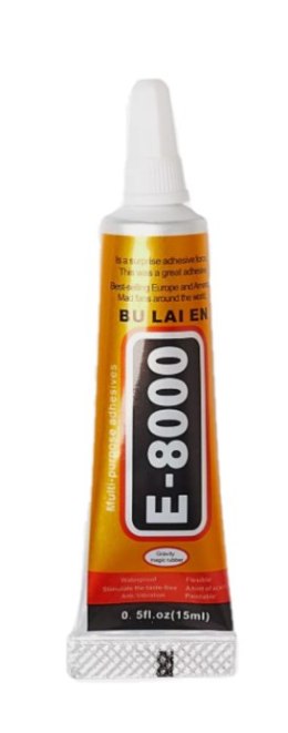 KLEJ MONTAŻOWY E8000 WYŚWIETLACZ RAMKA DOTYK 15ML CLEAR