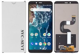 SERVICE PACK WYŚWIETLACZ DO XIAOMI MI A2 6X CZARNY