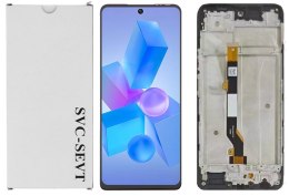 SERVICE PACK WYŚWIETLACZ DO INFINIX HOT 40 PRO X6837 RAMKA