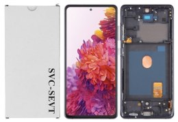SERVICE PACK WYŚWIETLACZ DO SAMSUNG S20 FE 5G SM-G781 RAMKA
