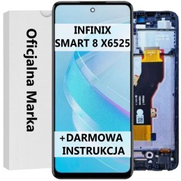 WYŚWIETLACZ DOTYK LCD EKRAN DO INFINIX SMART 8 X6525 RAMKA