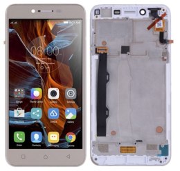 WYŚWIETLACZ LCD DIGITIZER DO Lenovo Vibe K5 RAMKA BIAŁA