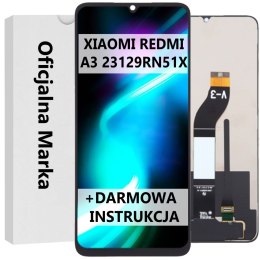 WYŚWIETLACZ LCD EKRAN DO XIAOMI REDMI A3 23129RN51X